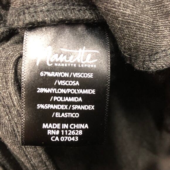 Nanette Flocked Glen Plaid Jeggings Black Gray XS - Picture 5 of 5